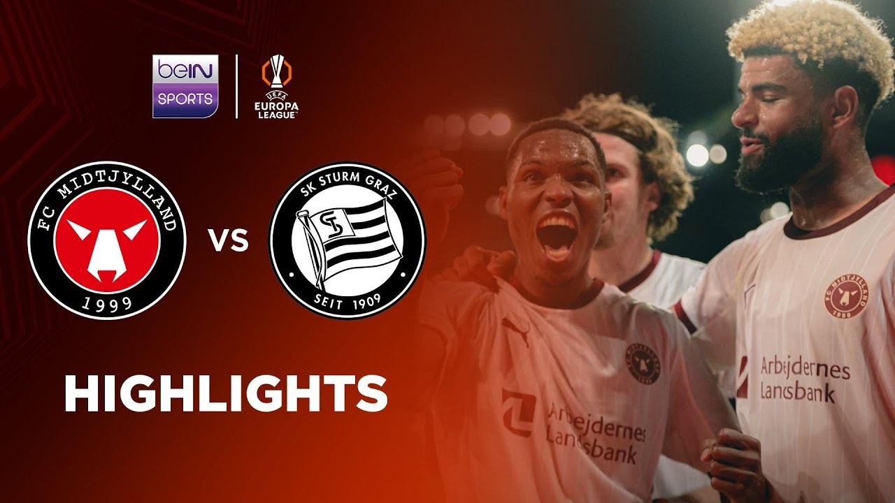 #ไฮไลท์ฟุตบอล [ มิดทิลแลนด์ 2 - 0 สตวร์มกราซ ] ยูฟ่า ยูโรป้า ลีก 2025/25.9.68