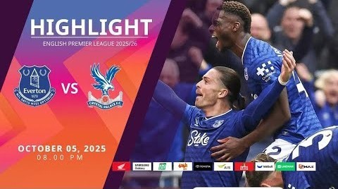 #ไฮไลท์ฟุตบอล [ เอฟเวอร์ตัน 2 - 1 คริสตัล พาเลซ ] พรีเมียร์ลีก อังกฤษ 2025/6.10.68