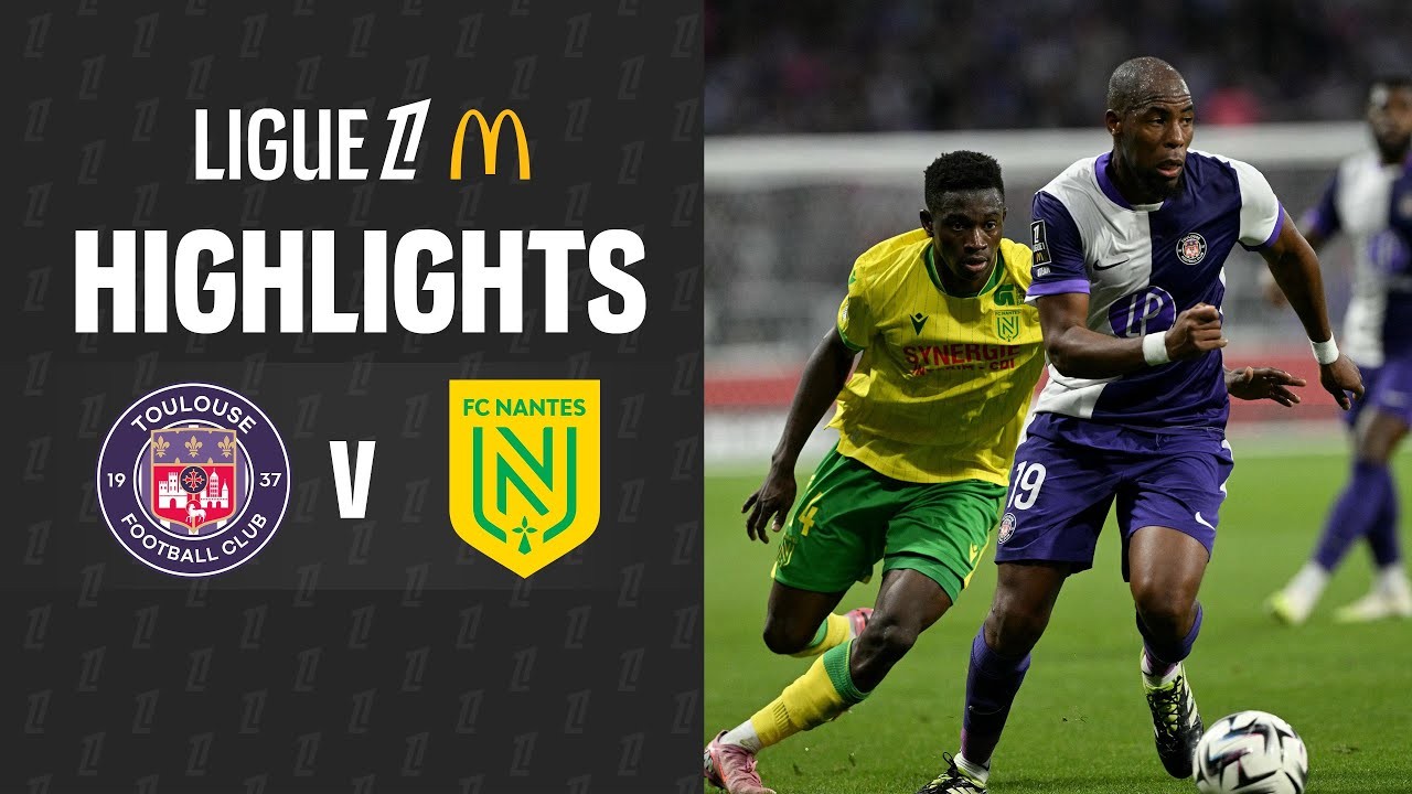 #ไฮไลท์ฟุตบอล [ ตูลูส 2 - 2 น็องต์ ] ลีกเอิง ฝรั่งเศส 2025/28.9.68