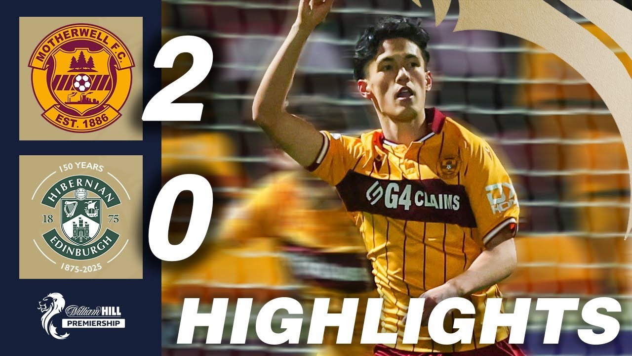 #ไฮไลท์ฟุตบอล [ มาเธอร์เวลล์ 2 - 0 ฮิเบอร์เนี่ยน ] สก็อตแลนด์ พรีเมียร์ลีก 2025/26.11.68