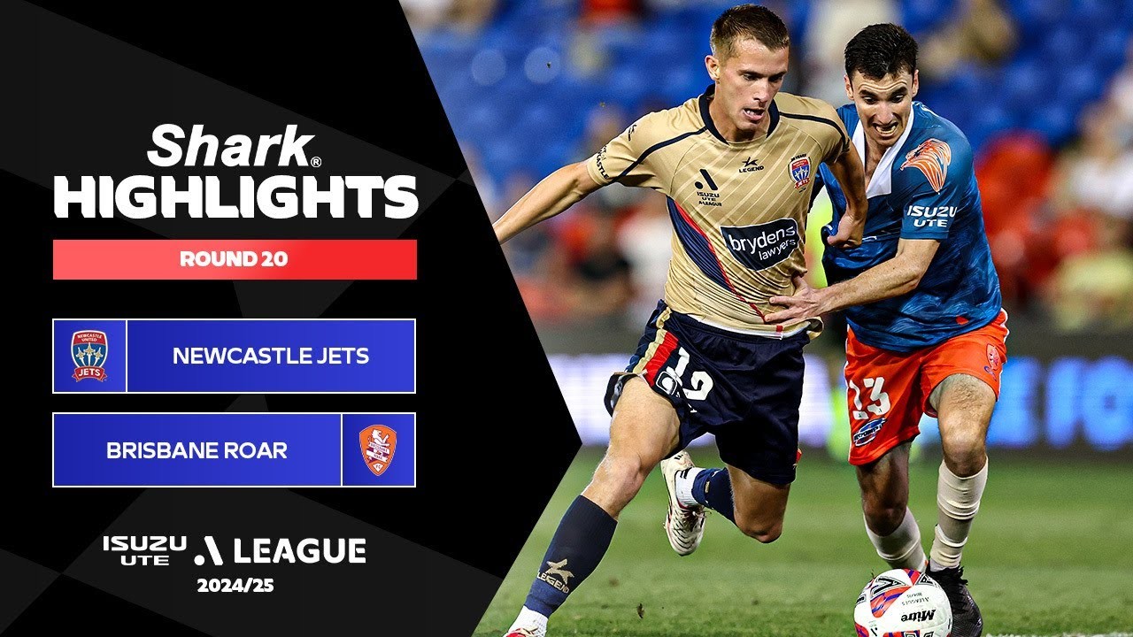 #ไฮไลท์ฟุตบอล [ นิวคาสเซิ่ล เจ็ทส์ 3 - 1 บริสแบน โรว์ ] เอลีก ออสเตรเลีย 2025/21.2.68