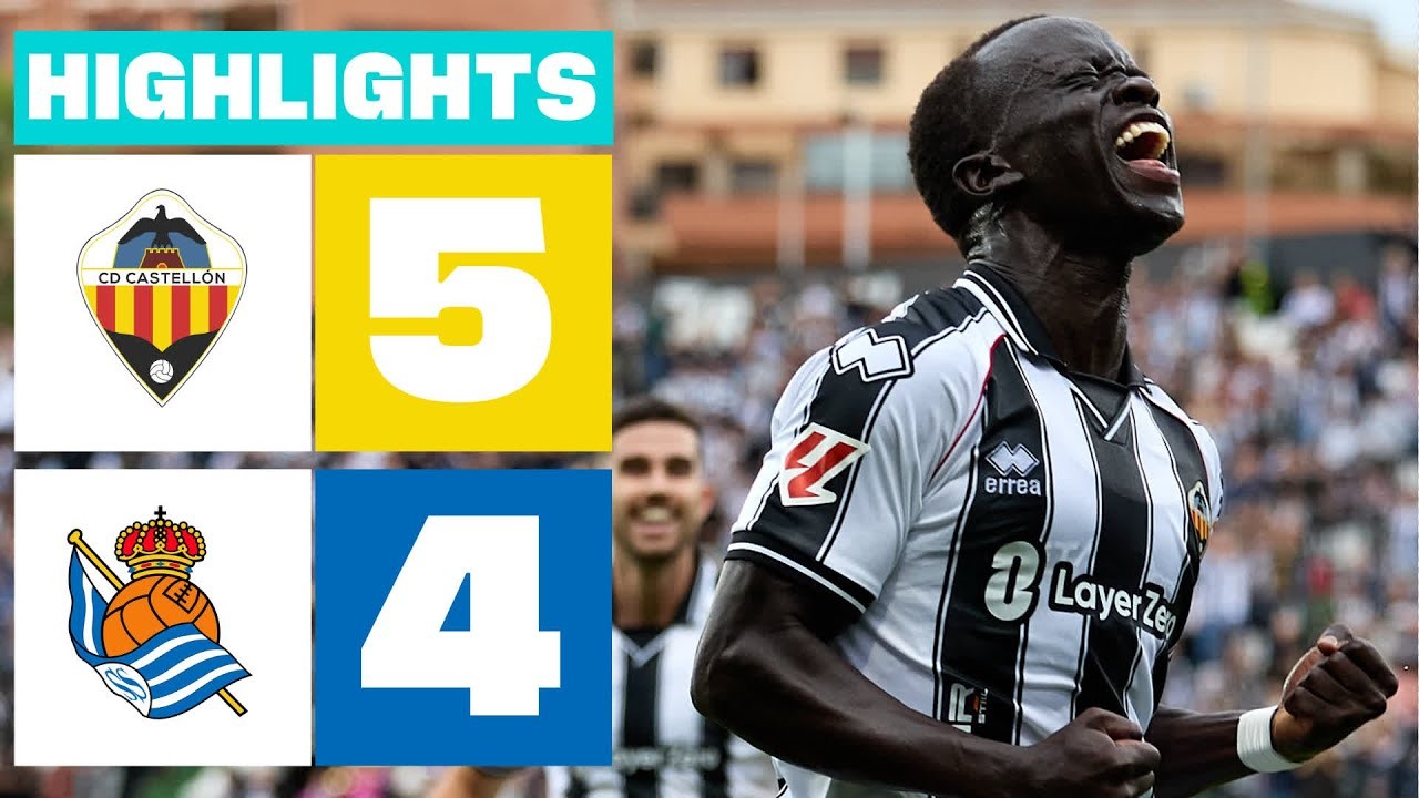 #ไฮไลท์ฟุตบอล [ คาสเตลล่อน 5 - 4 เรอัล โซเซียดาด บี ] อเดลันเต้ สเปน 2025/16.11.68