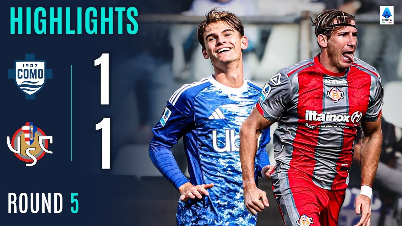 #ไฮไลท์ฟุตบอล [ โคโม่ 1 - 1 เครโมเนเซ่ ] กัลโช่ เซเรียอา อิตาลี 2025/28.9.68