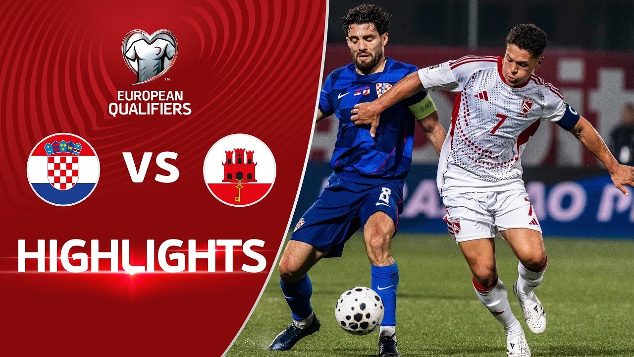#ไฮไลท์ฟุตบอล [ โครเอเชีย 3 - 0 ยิบรอลตาร์ ] ฟุตบอลโลก รอบคัดเลือก โซนยุโรป 2025/13.10.68