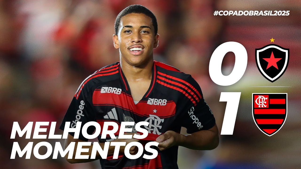 #ไฮไลท์ฟุตบอล [ โบตาโฟโก้ พีบี 0 - 1 ฟลาเมงโก้ ] บราซิล คัพ 2025/2.5.68