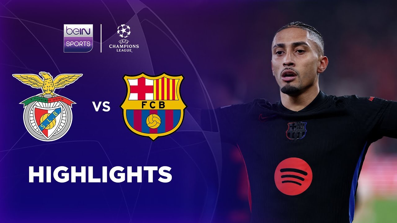 #ไฮไลท์ฟุตบอล [ เบนฟิก้า 0 - 1 บาร์เซโลน่า ] ยูฟ่า แชมเปี้ยนส์ลีก (รอบ16ทีมสุดท้าย)นัดแรก 2025/6.3.68