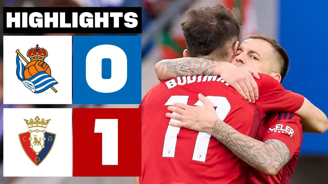 #ไฮไลท์ฟุตบอล [ เรอัล โซเซียดาด 0 - 1 โอซาซูน่า ] ลาลีก้า สเปน 2024/11.2.67