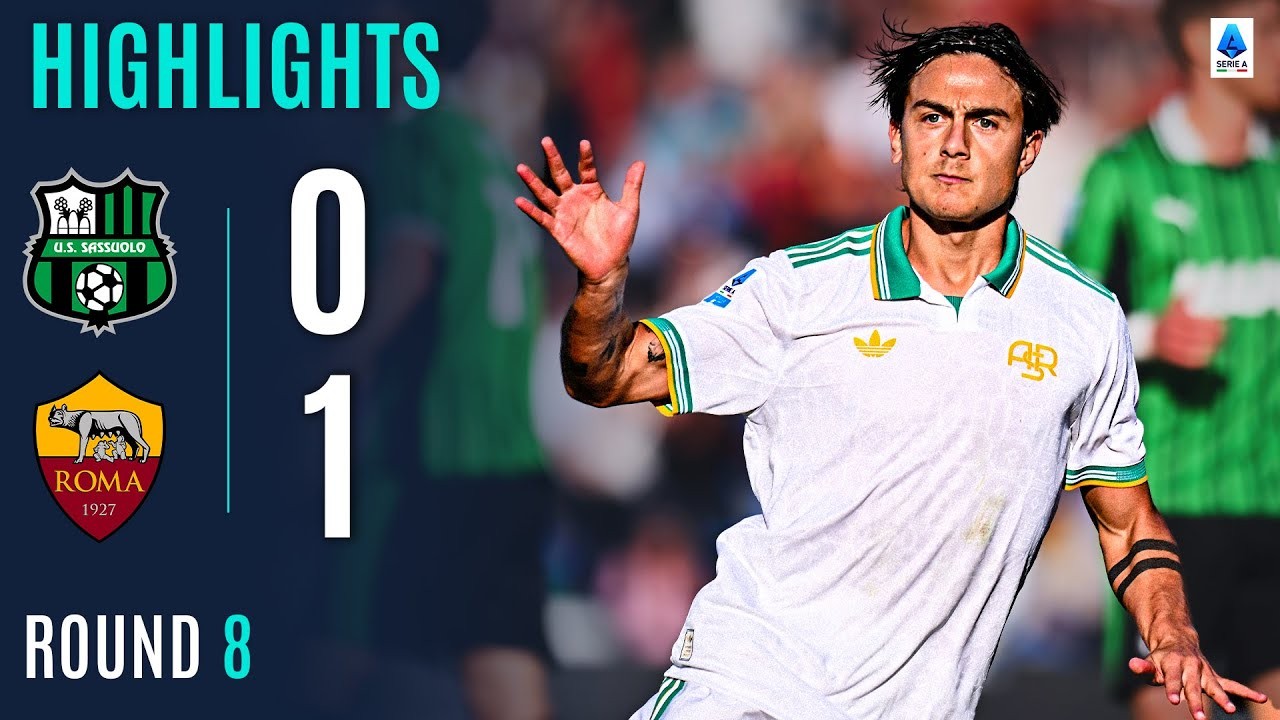 #ไฮไลท์ฟุตบอล [ ซาสซูโอโล่ 0 - 1 เอเอส โรม่า ] กัลโช่ เซเรียอา อิตาลี 2025/27.10.68