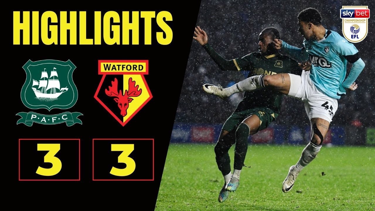 #ไฮไลท์ฟุตบอล [ พลีมัธ อาร์ไกล์ 3 - 3 วัตฟอร์ด ] เดอะแชมเปี้ยนชิพ อังกฤษ 2024/2.1.67