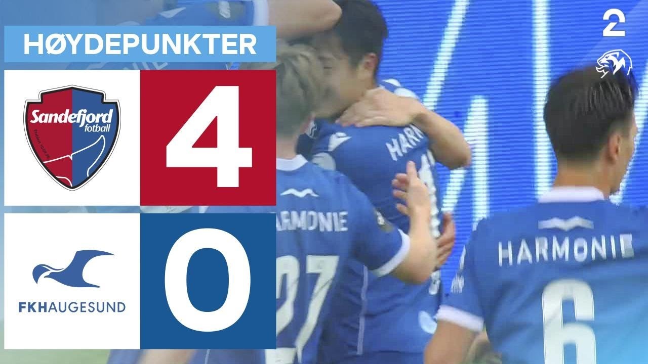 #ไฮไลท์ฟุตบอล [ ซานเดฟยอร์ด 4 - 0 เฮาเกซุนด์ ] นอร์เวย์ ทิปเปลีเก้น 2025/23.6.68