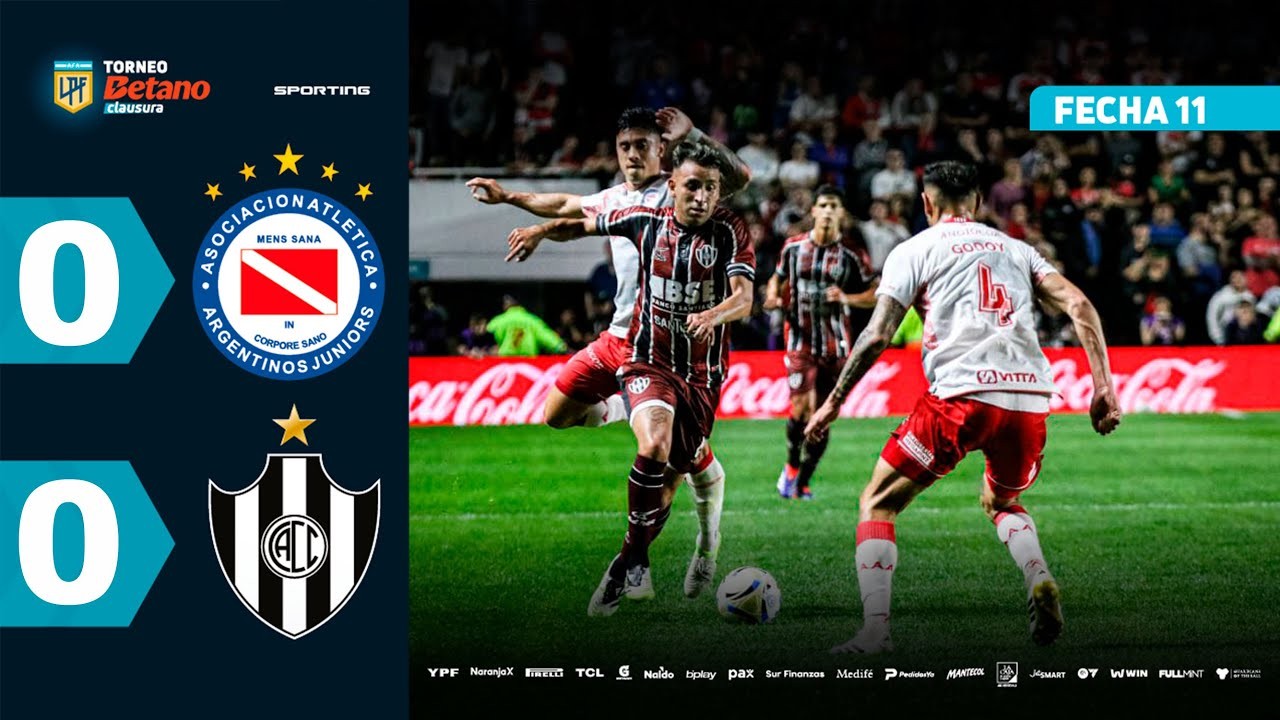 #ไฮไลท์ฟุตบอล [ อาร์เจนติโนส จูเนียร์ 0 - 0 เซ็นทรัล คอร์โดบ้า ] อาร์เจนติน่า พรีเมียร์ ดิวิชั่น 2025/4.10.68