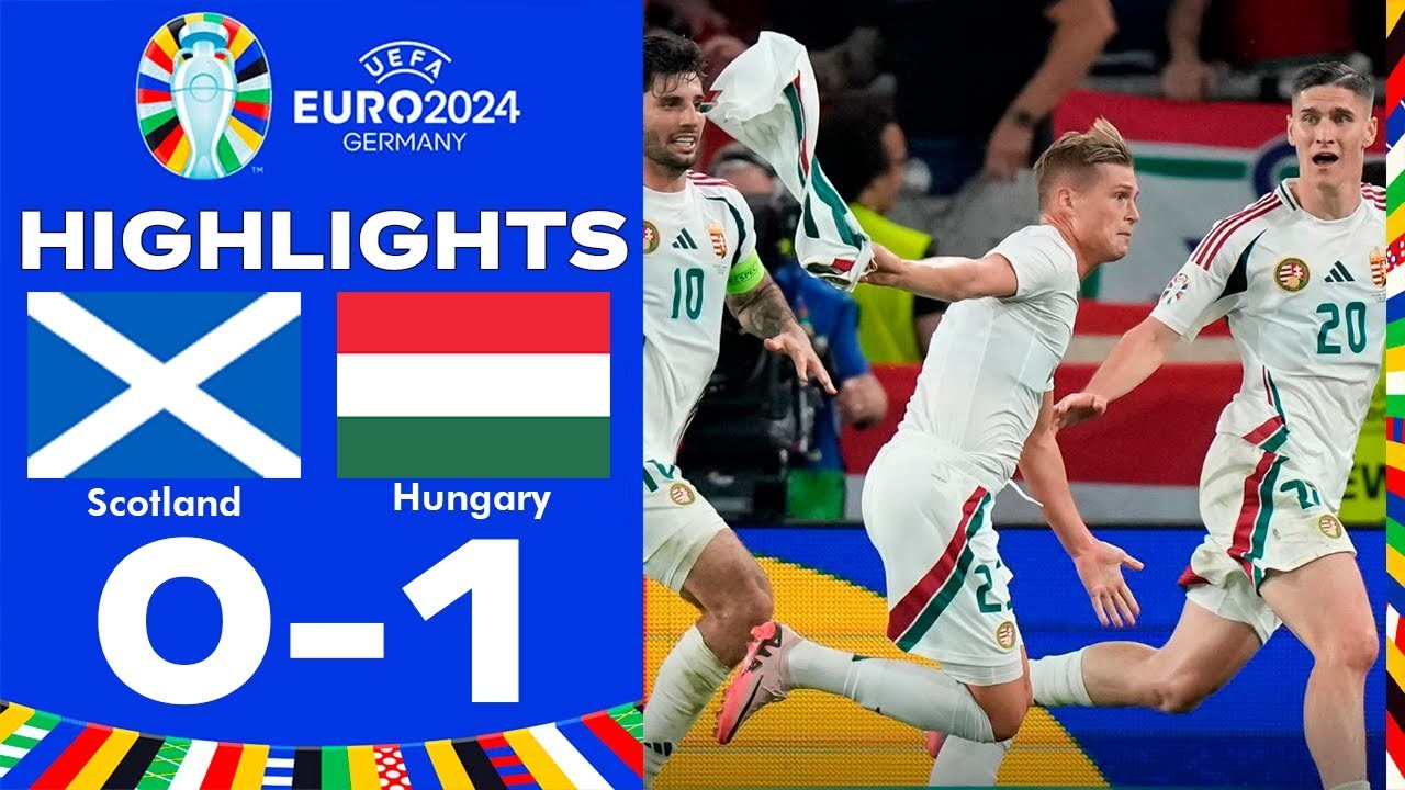 #ไฮไลท์ฟุตบอล [ สกอตแลนด์ 0 - 1 ฮังการี่ ] ศึกฟุตบอลยูโร 2024/24.6.67