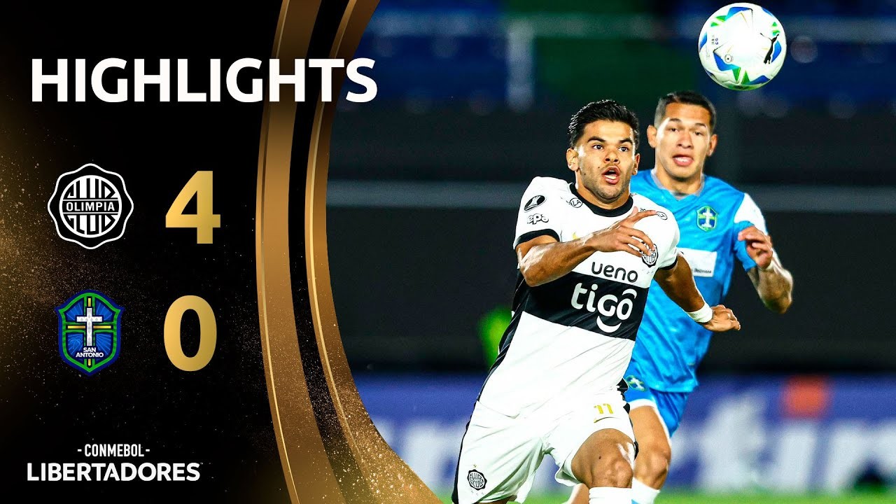 #ไฮไลท์ฟุตบอล [ โอลิมเปีย อาซันซิออง 4 - 0 ซาน อันโตนิโอ บูลโล บูลโล ] โคปา ลิเบอร์ตาดอเรส 2025/30.5.68